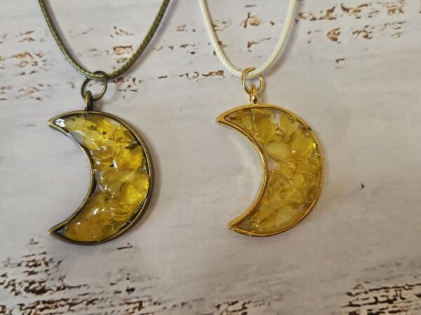 Half Moon Citrine Pendants - Image 5