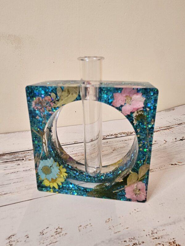 Floral Themed Test Tube Vase - Image 2