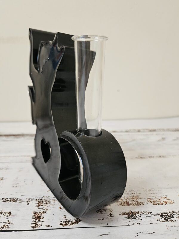 Black Cat Test Tube Vase - Image 3