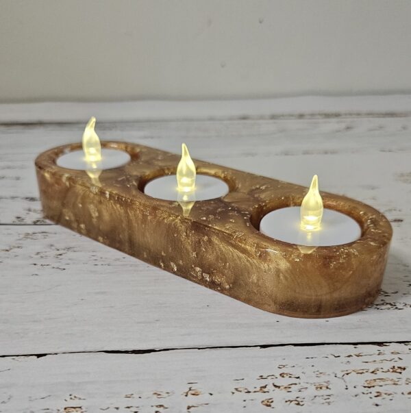 Triple T-Light Holder