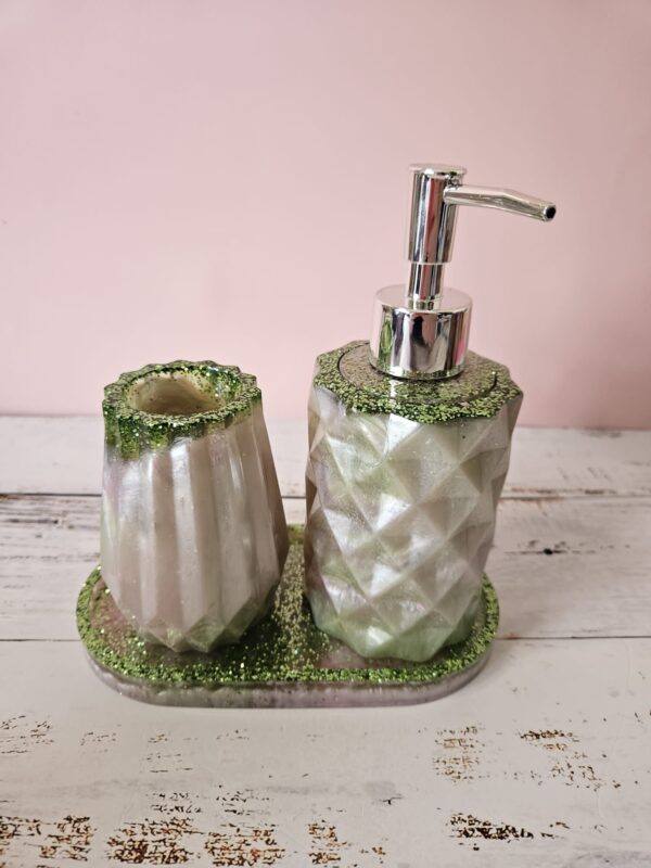 Dispenser and Tall Pot Set with Tray - Image 7