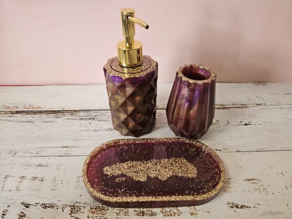 Dispenser and Tall Pot Set with Tray - Image 2