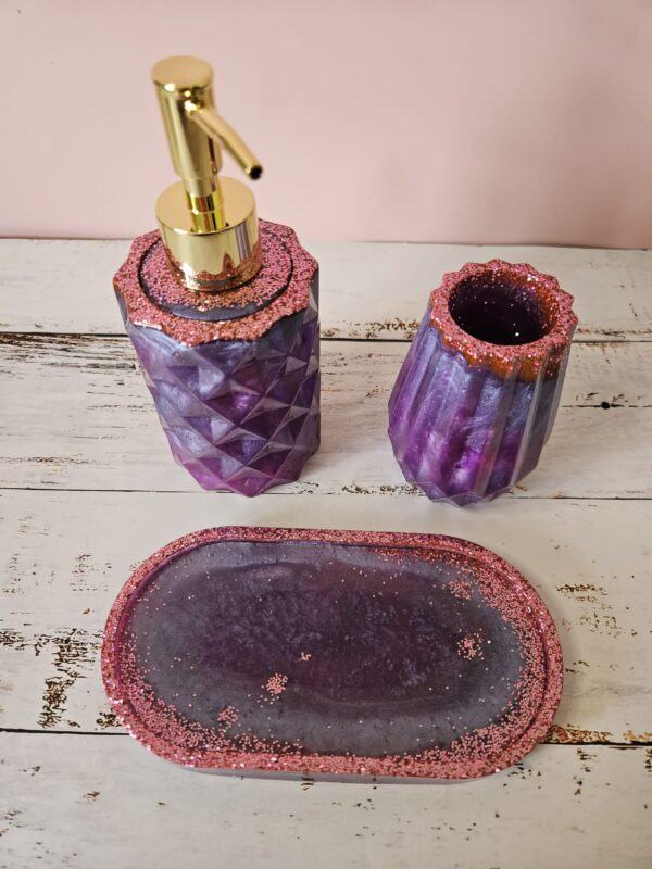 Dispenser and Tall Pot Set with Tray - Image 3
